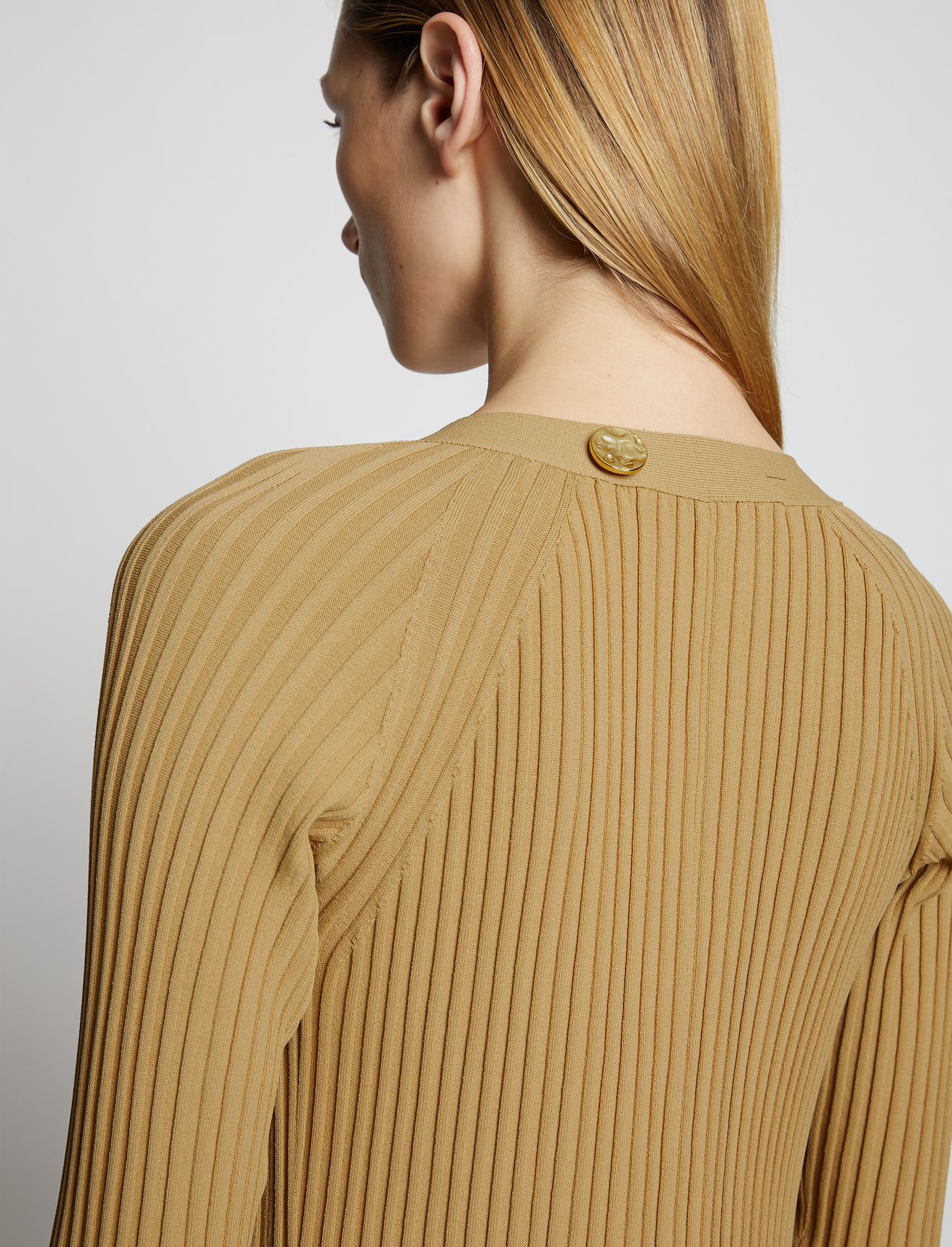 Rib Knit Cardigan Dress #3
