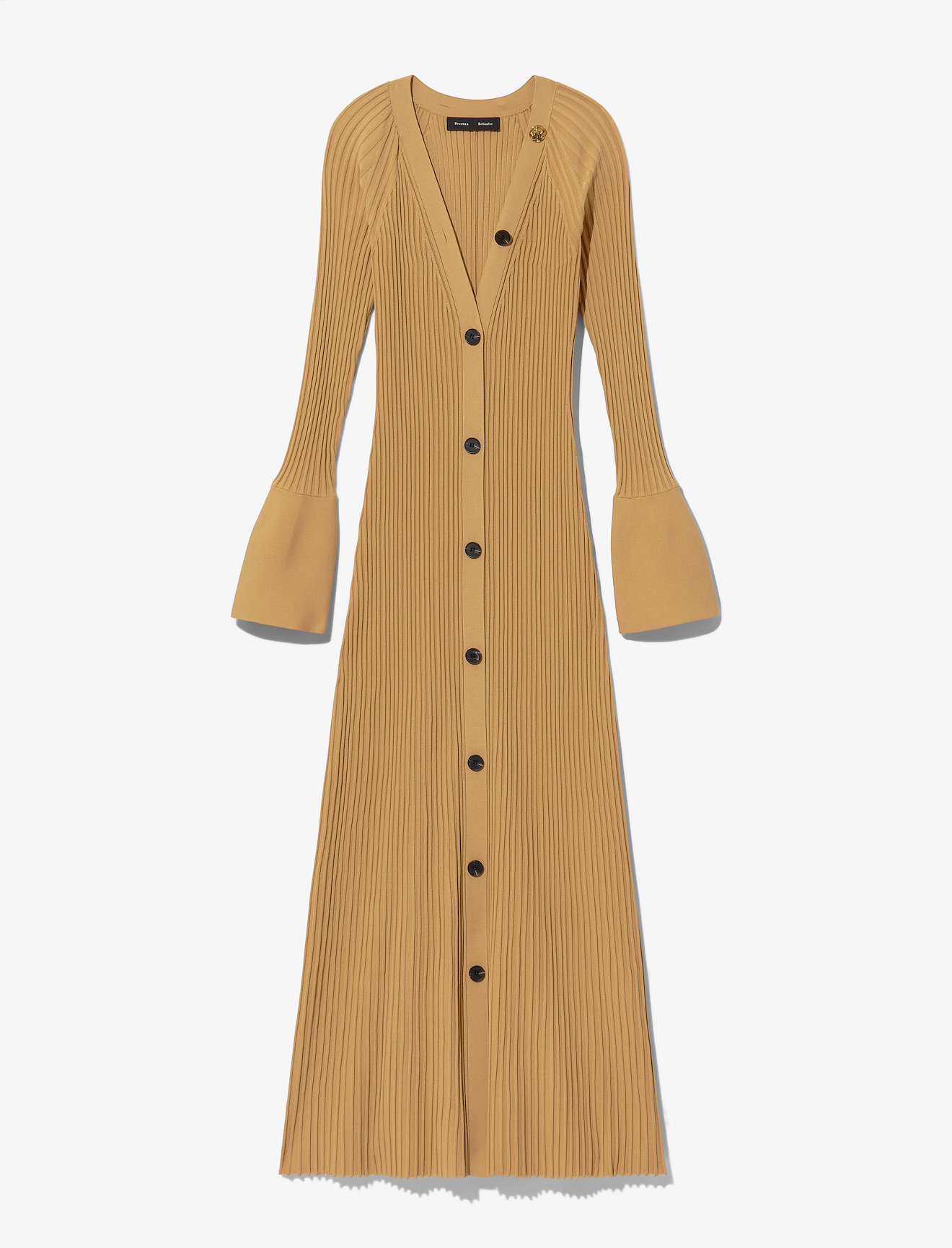 Rib Knit Cardigan Dress #4