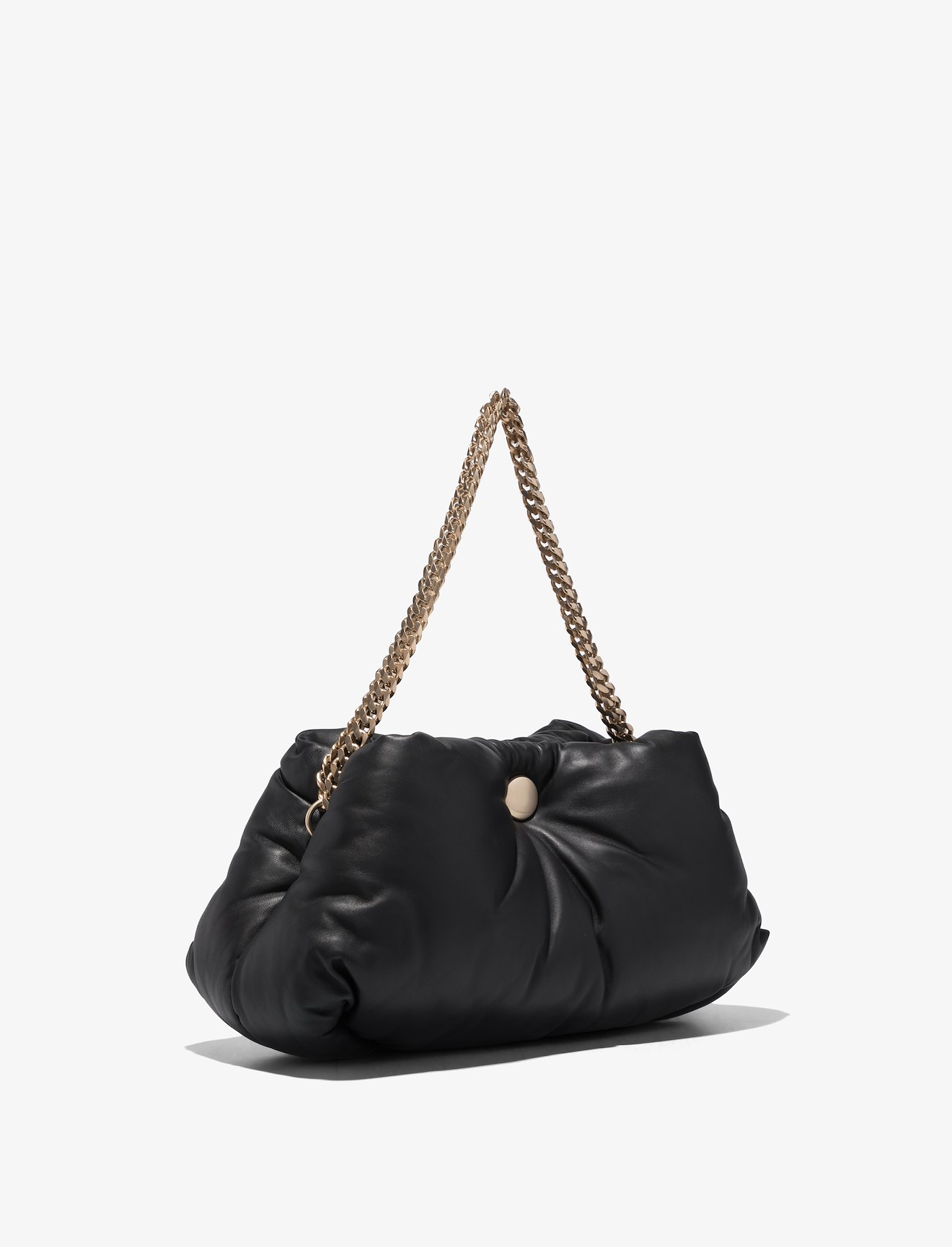 Puffy Chain Tobo Bag in black | Proenza Schouler