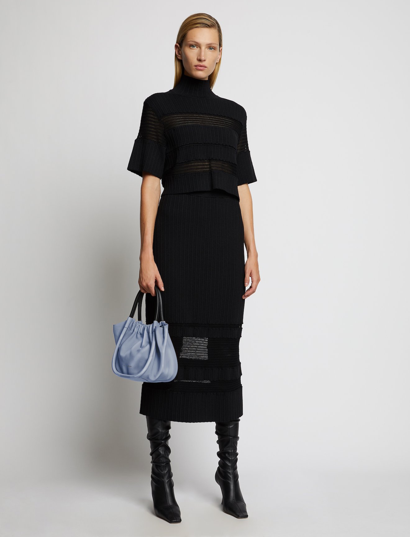 Small Ruched Crossbody Tote #2