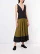 Image 2 of Proenza Schouler White Label colour-block pleated dress