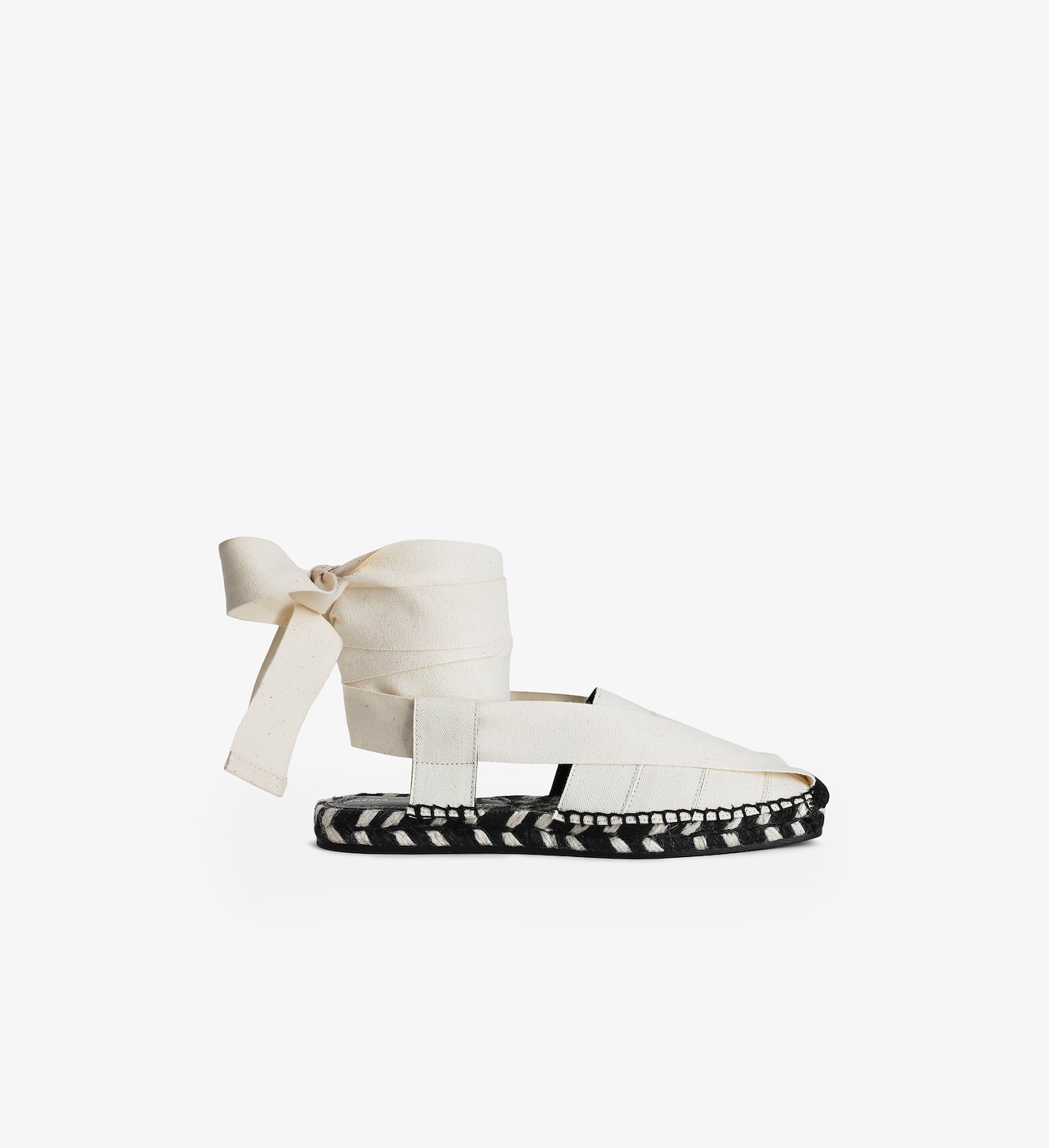 Espadrille Ankle Wrap Slippers