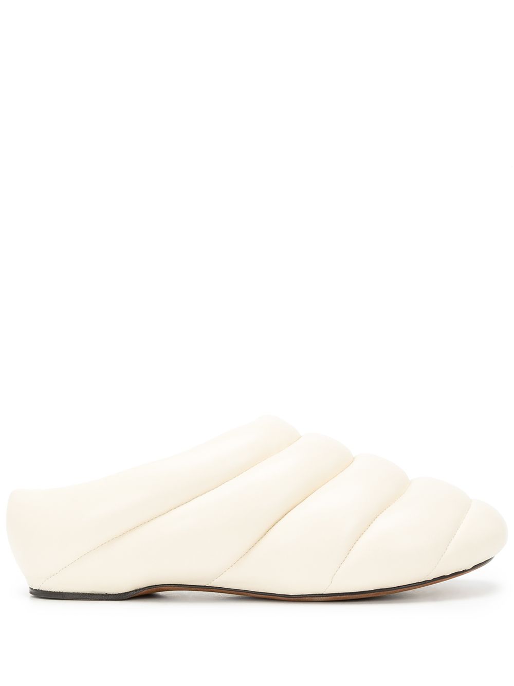 Proenza Schouler Rondo puffy slippers - Neutrals