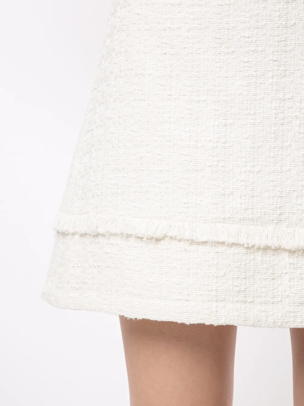 фото Proenza schouler white label твидовая юбка мини а-силуэта