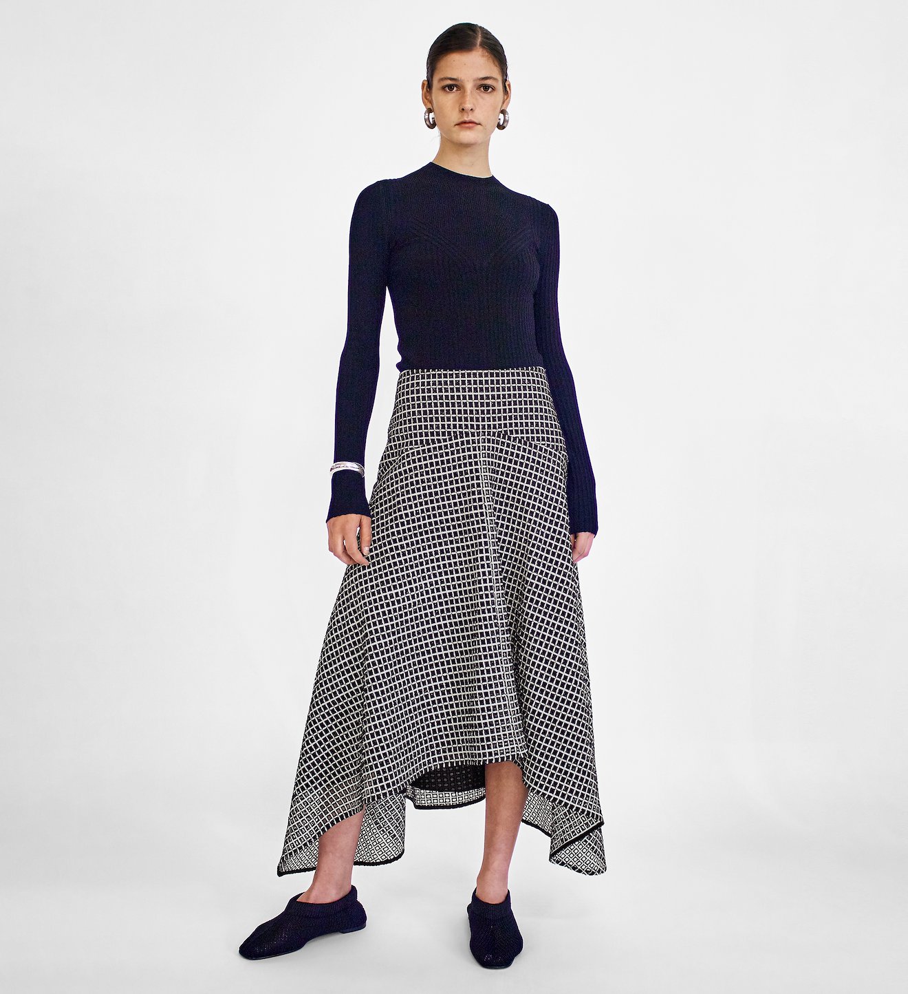 Geo Broderie Anglaise Skirt