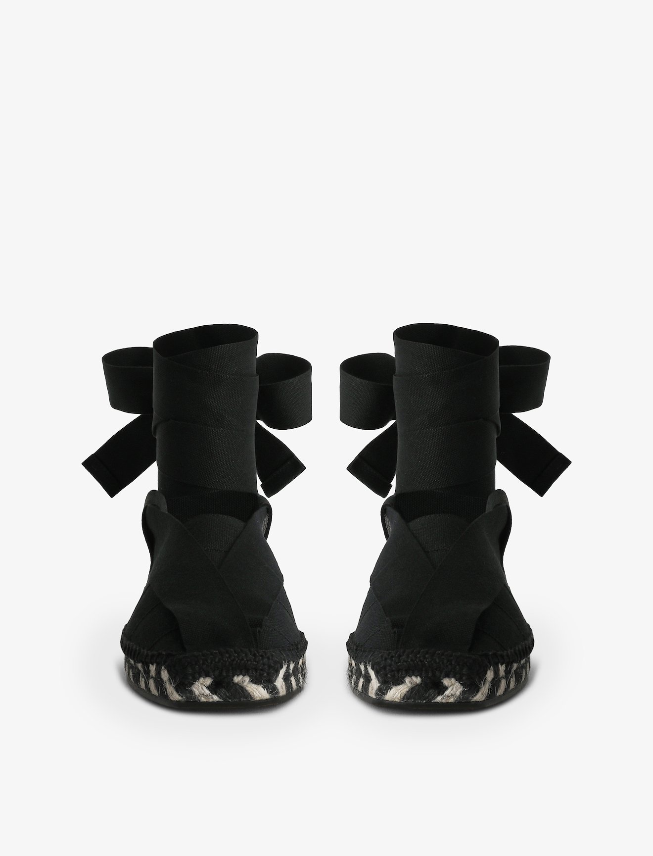 Espadrille Ankle Wrap Slippers #1