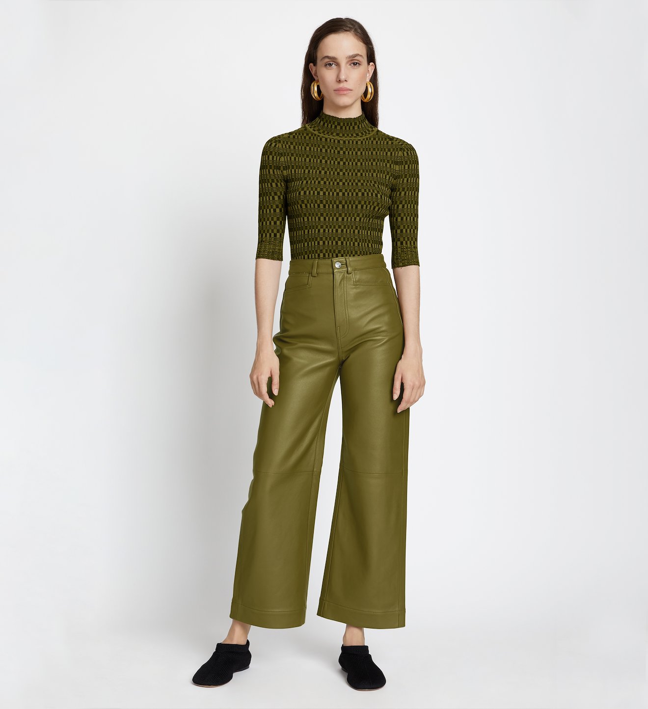 Leather Culottes