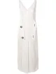 Image 1 of Proenza Schouler button-detail sleeveless midi dress