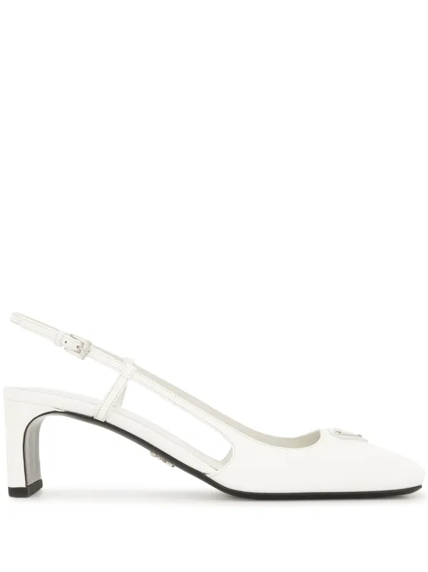 square toe slingback shoes