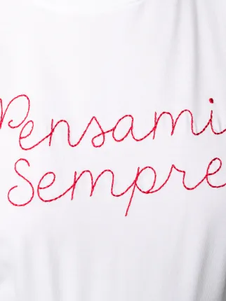 Pensami Sempre 刺绣T恤展示图