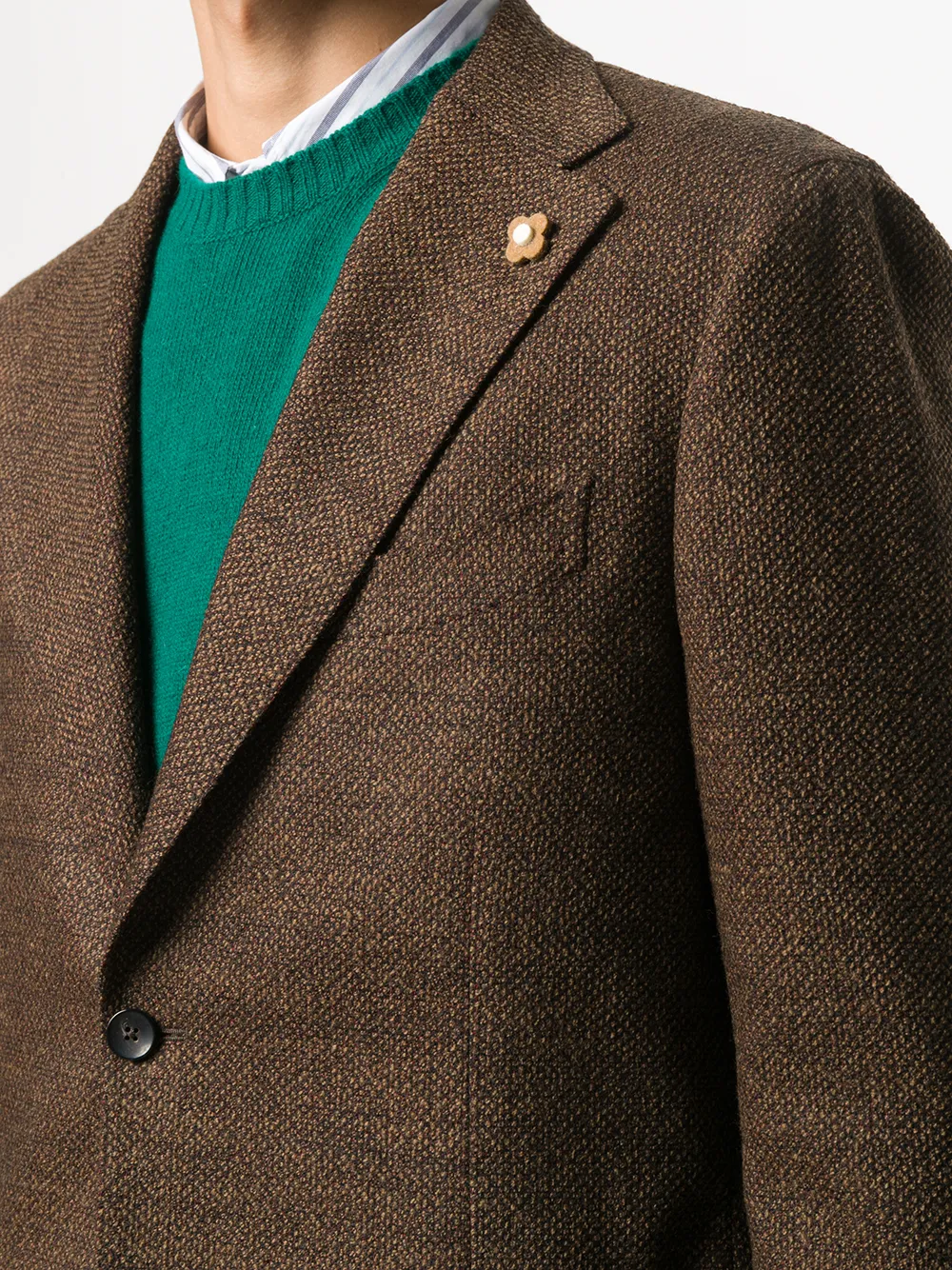 Lardini Wollen blazer Bruin