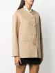 Marc Jacobs collarless button-through coat