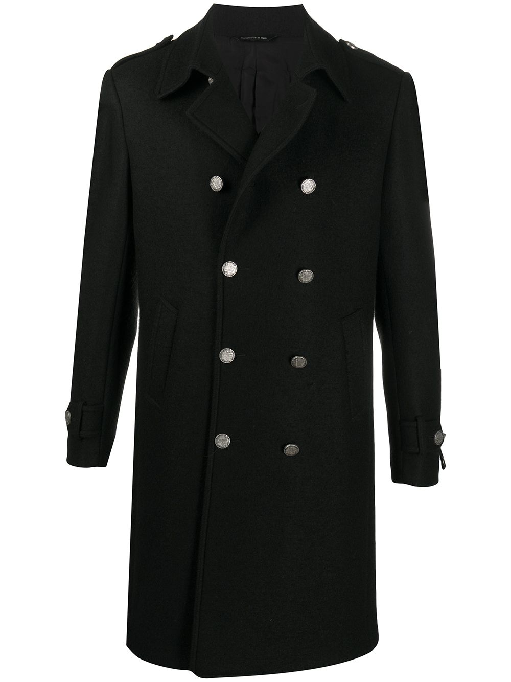 

Tonello double-breasted tailored coat - Black