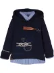 Image 1 of Lapin House nautical print layered hoodie