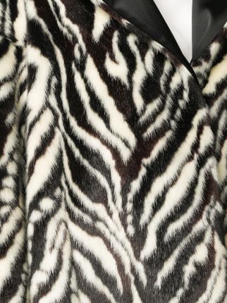 oversized zebra coat展示图