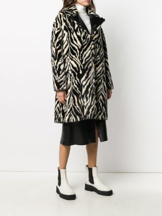 oversized zebra coat展示图