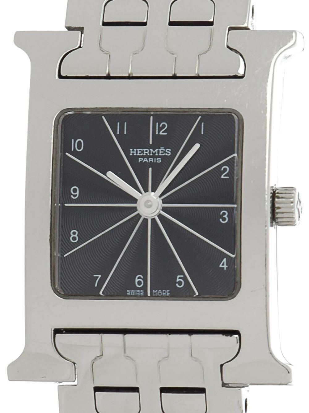 фото Hermès наручные часы heure h pm hh1.210 pre-owned 21 мм