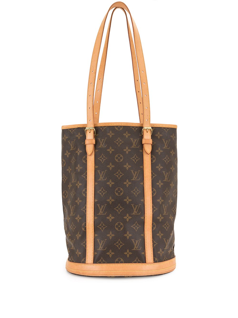 фото Louis vuitton сумка-ведро pre-owned с монограммой