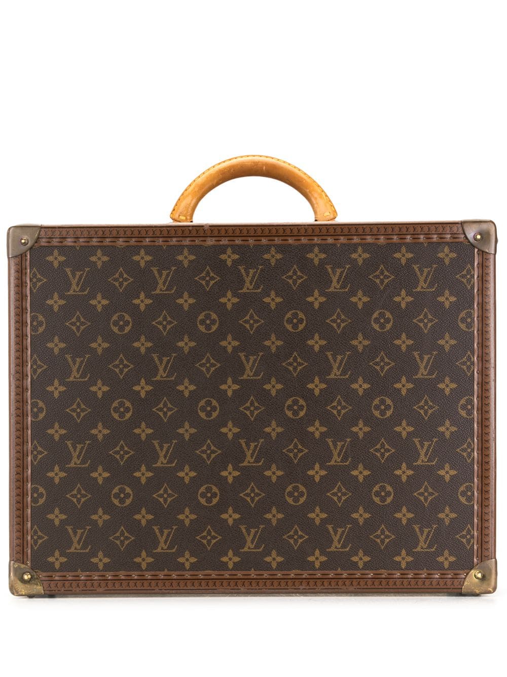 фото Louis vuitton чемодан one of a kind cotteville 45 painted by artist mike frederiqo pre-owned