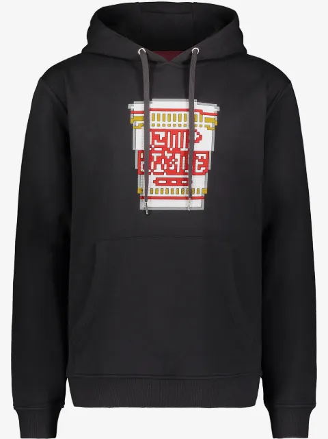 Mostly Heard Rarely Seen 8-Bit Hot Pasta print hoodie