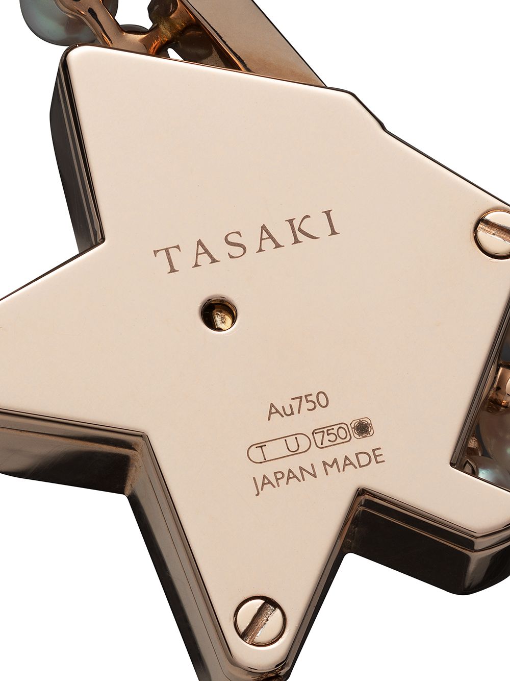 Shop Tasaki Abstract Star 18mm In White