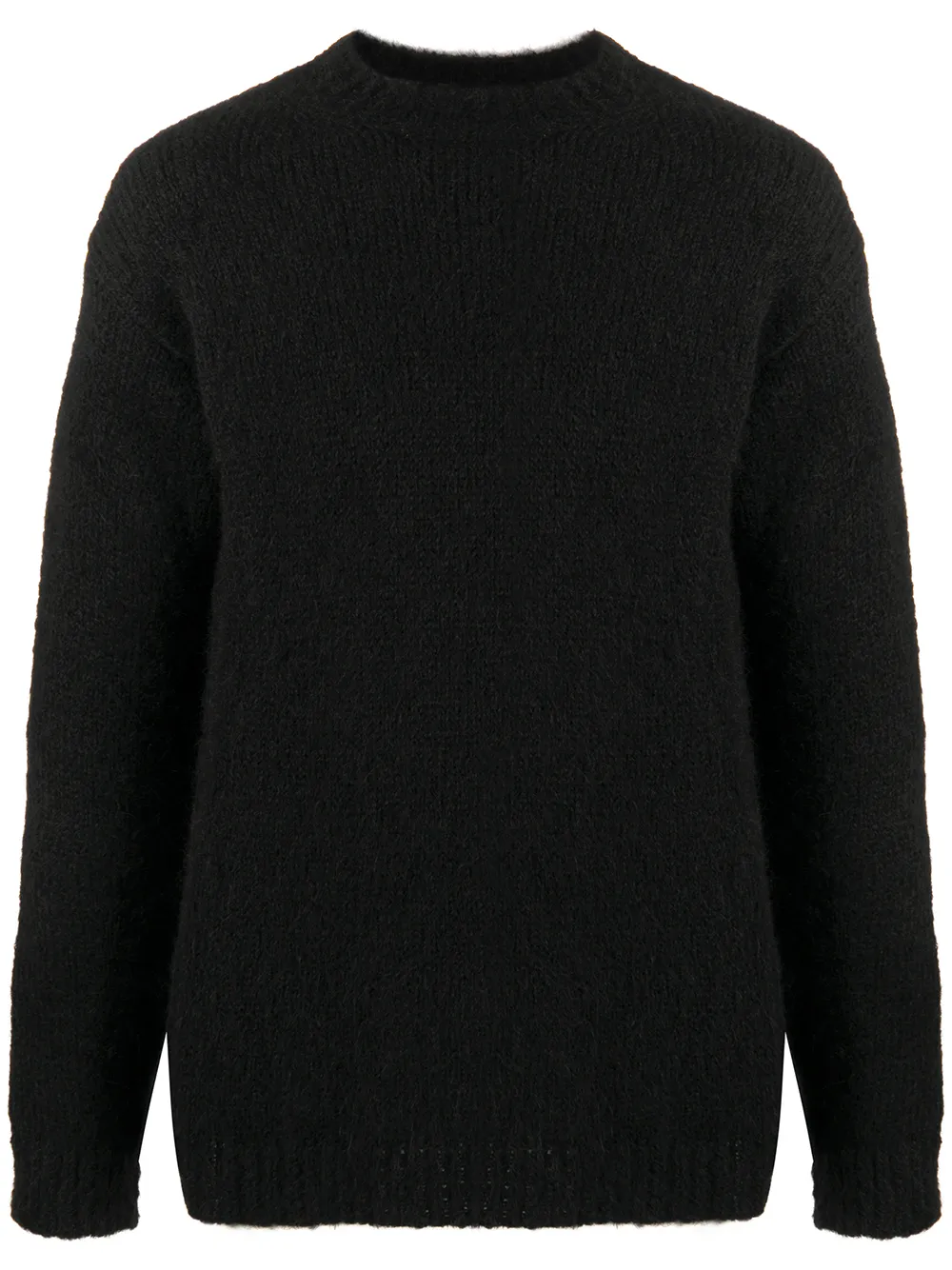 Ann Demeulemeester фактурный джемпер с круглым вырезом