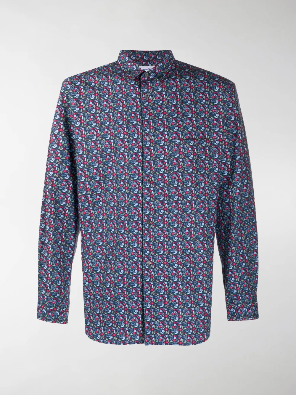 Image of Comme Des Garçons Shirt floral-print cotton shirt