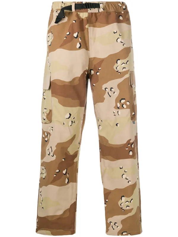 camo print cargo trousers