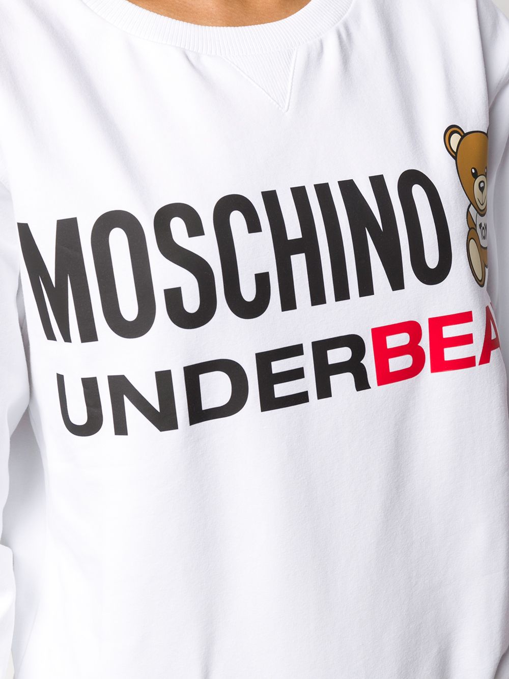 фото Moschino толстовка underbear свободного кроя