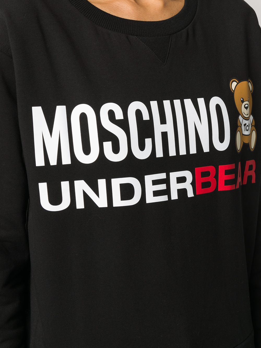 фото Moschino толстовка underbear свободного кроя