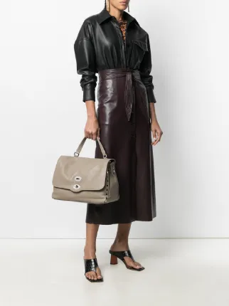 Postina medium leather tote展示图