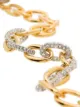 Kenneth Jay Lane crystal-embellished chain-link necklace