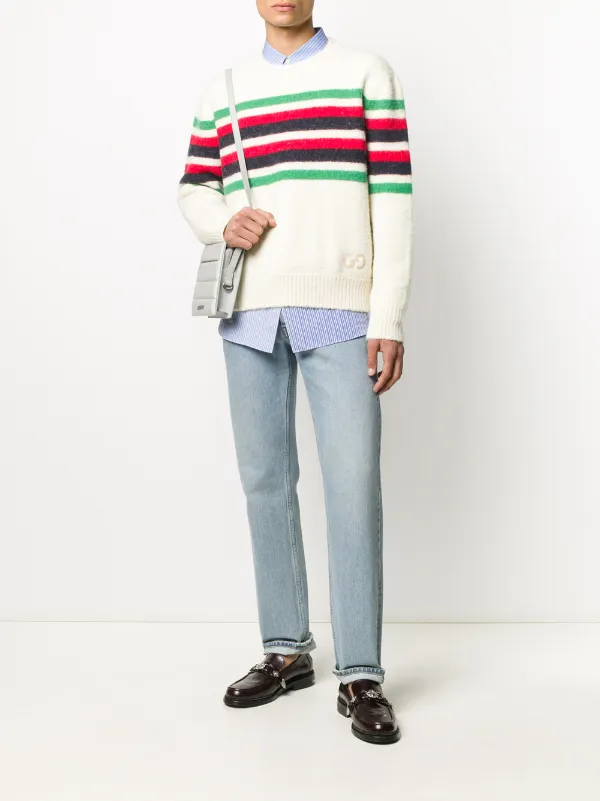 Gucci on sale stripe jumper