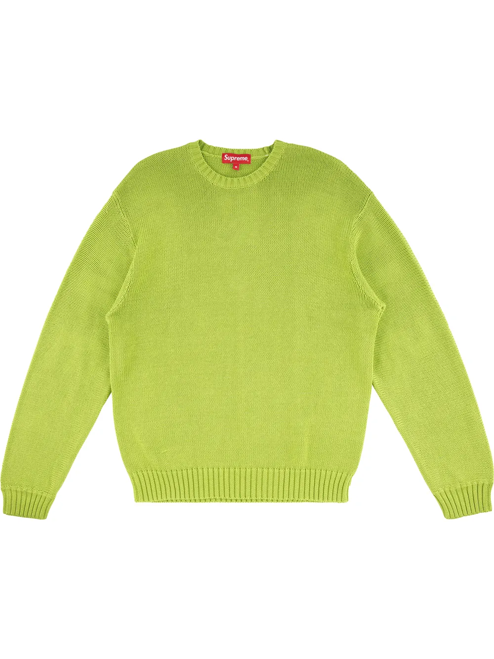 

Supreme back logo jumper - Green