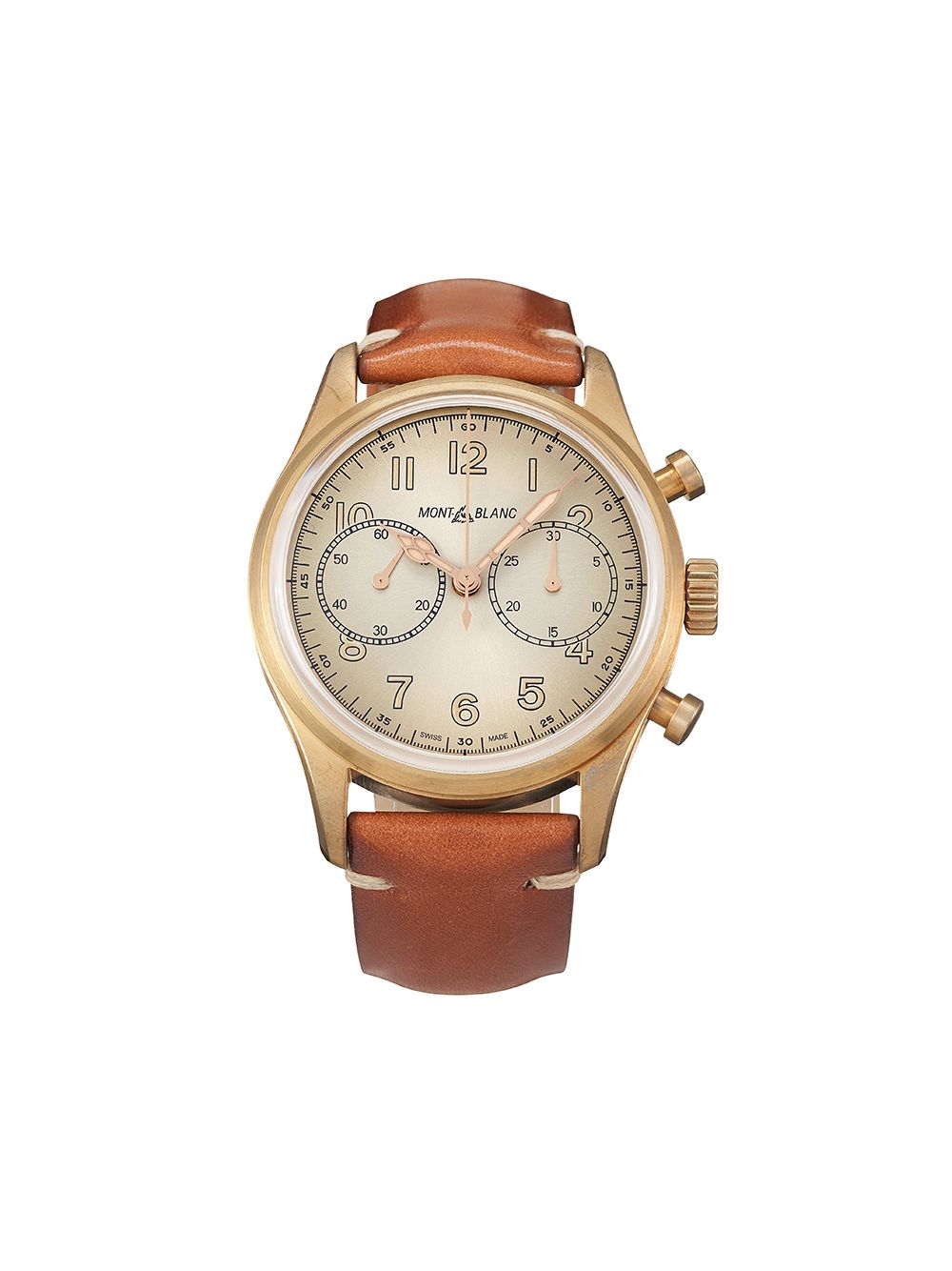 фото Montblanc наручные часы 1858 automatic chronograph pre-owned 42 мм 2020-го года