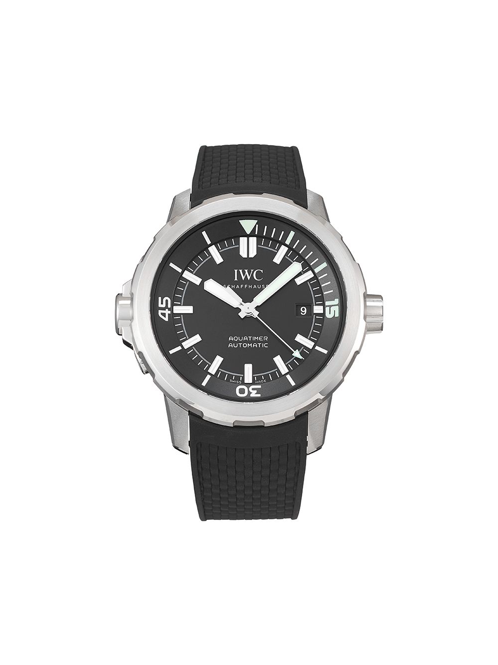 фото Iwc schaffhausen наручные часы aquatimer pre-owned 42 мм 2020-го года