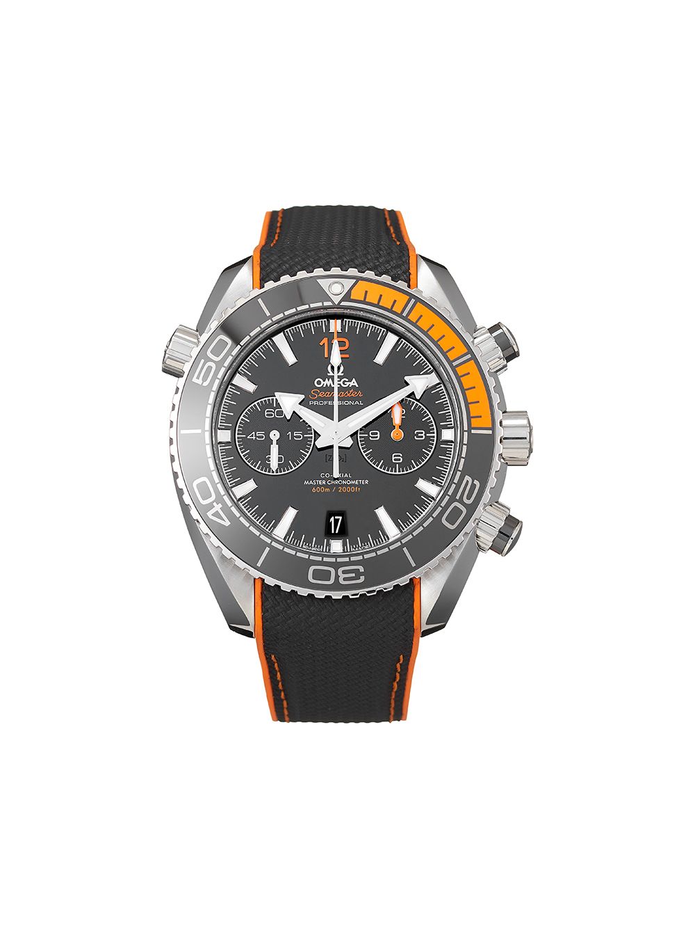 фото Omega наручные часы seamaster planet ocean 600m chronograph pre-owned 45.5 мм 2020-го года