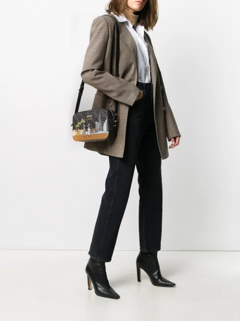 LIU JO Dubai Logo Print Crossbody Bag Farfetch