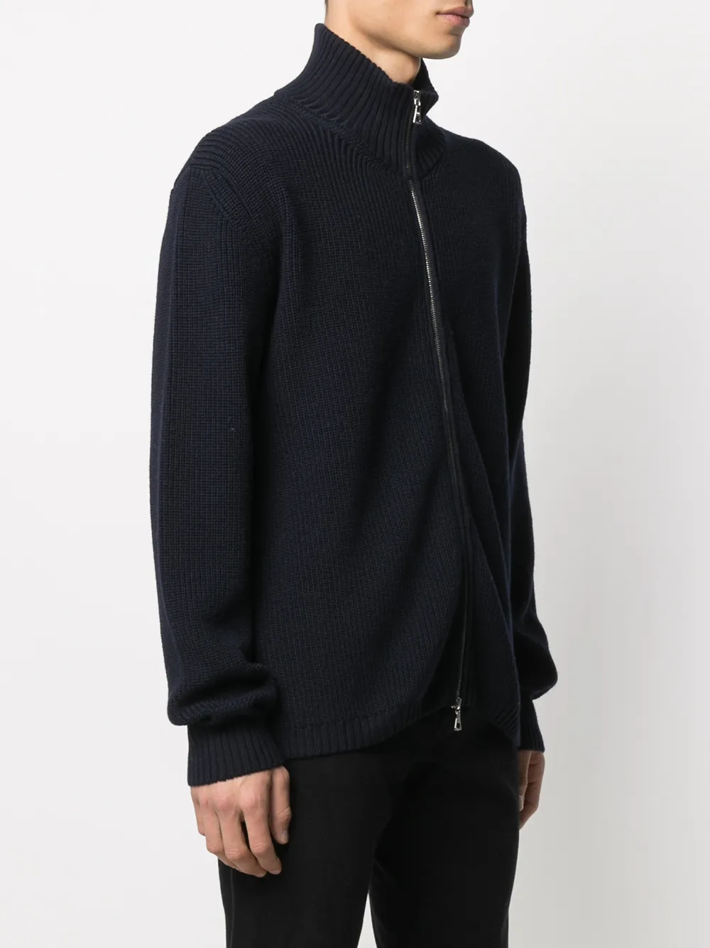 фото Officine generale wool zip-up cardigan