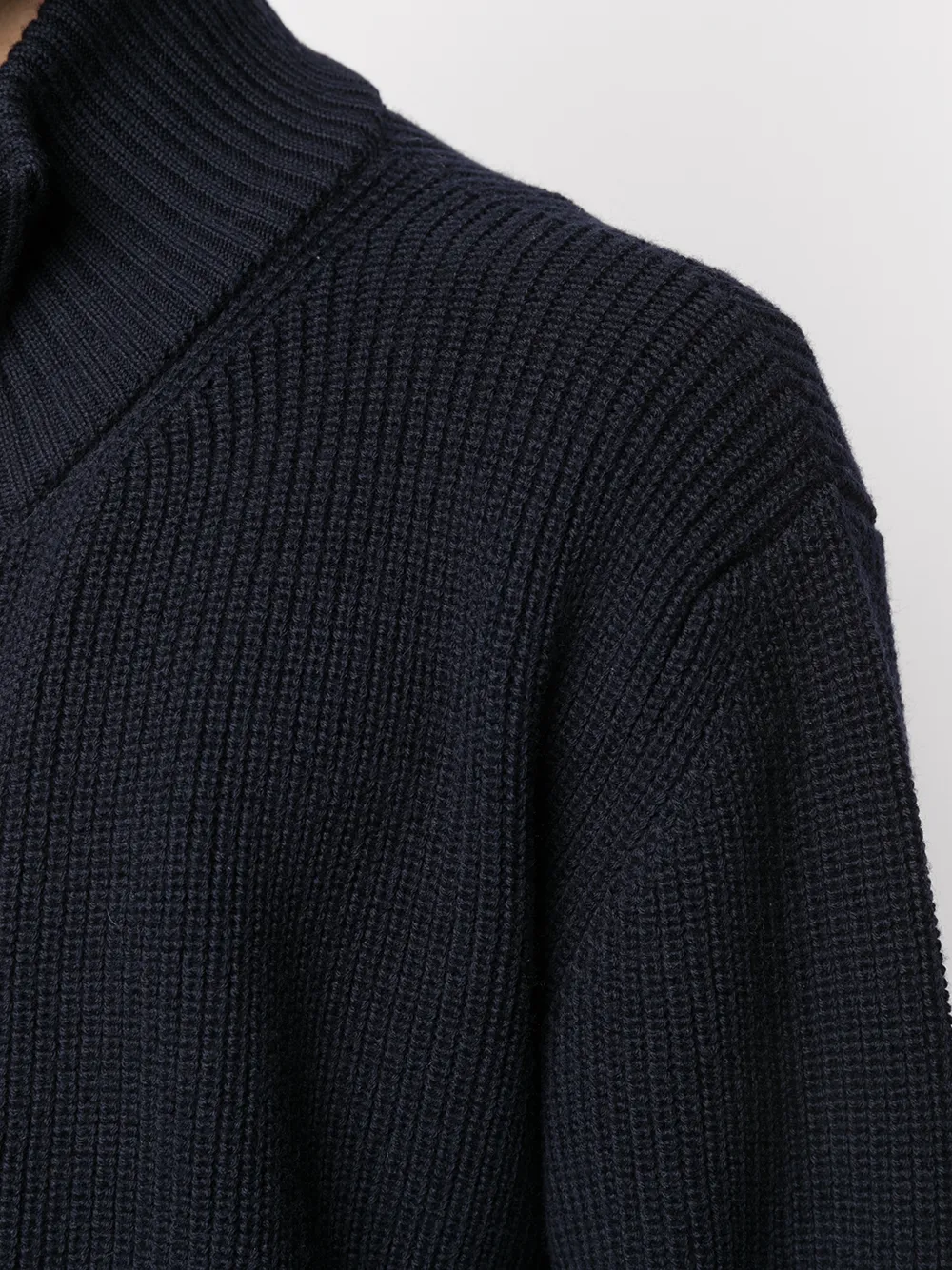 фото Officine generale wool zip-up cardigan