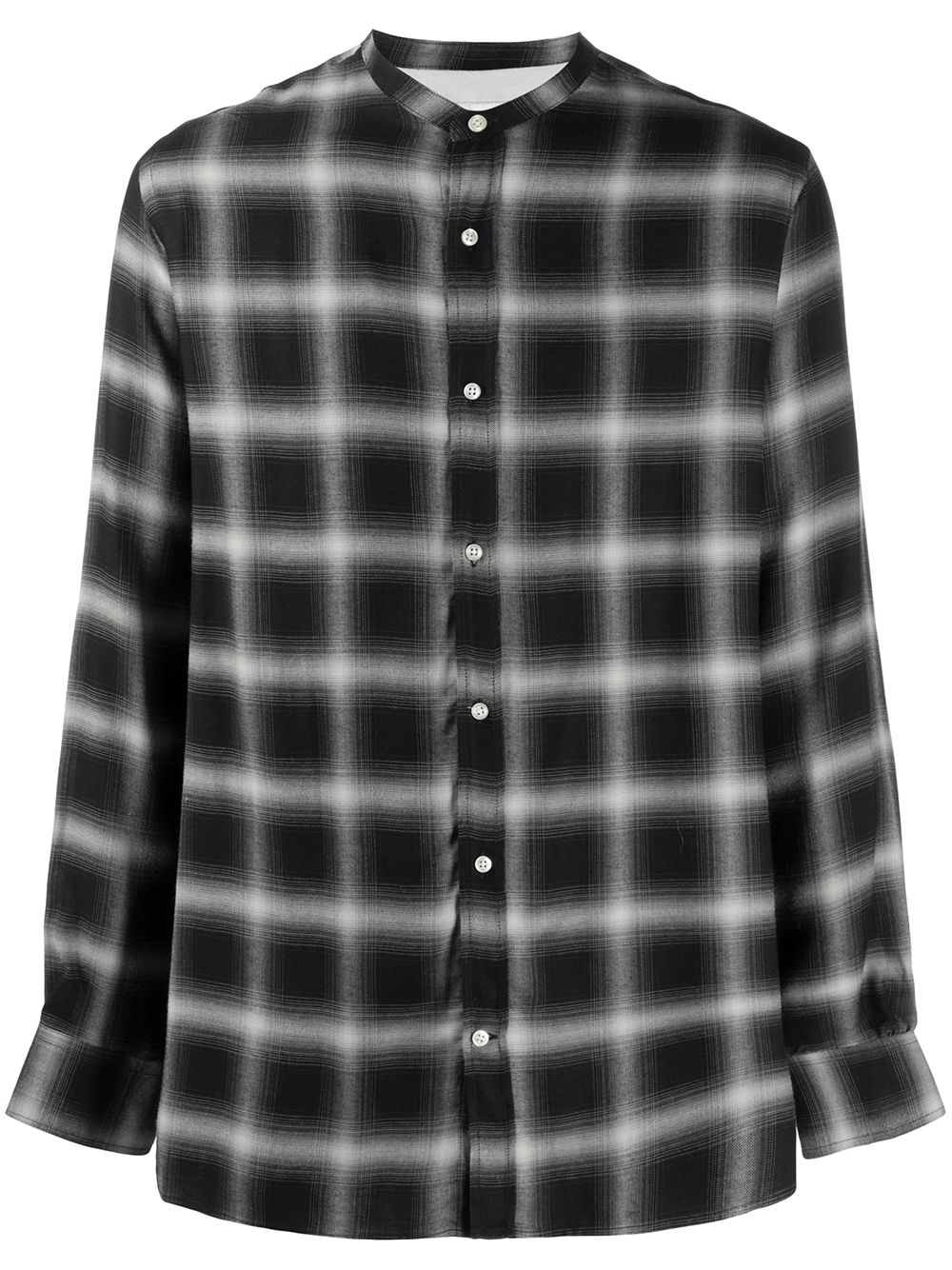 фото Officine generale plaid check print shirt