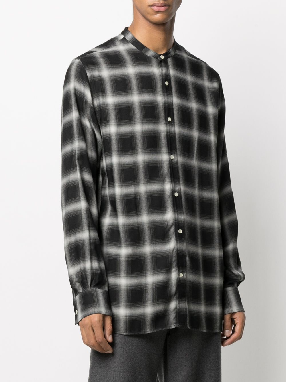 фото Officine generale plaid check print shirt