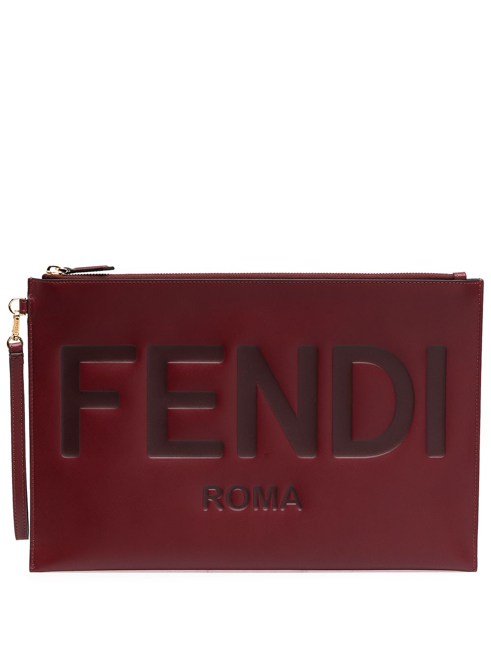 фото Fendi клатч с логотипом