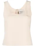 A.W.A.K.E. Mode U-neck fitted vest - Neutrals