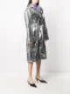 Kwaidan Editions metallic trench coat