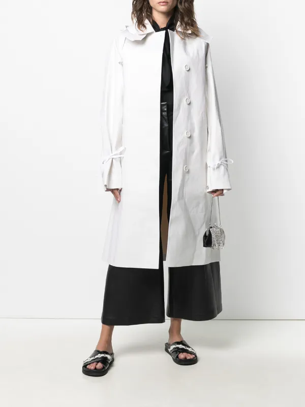 CECILIE BAHNSEN ホワイト ロングコート HAYDEN | COAT SUNSHINE FIL-COUP… / WHITE BRIDAL