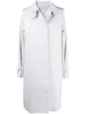 Cecilie Bahnsen single-breasted mid-length coat - White