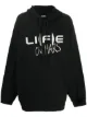 Image 1 of Raf Simons slogan-print long-sleeve hoodie