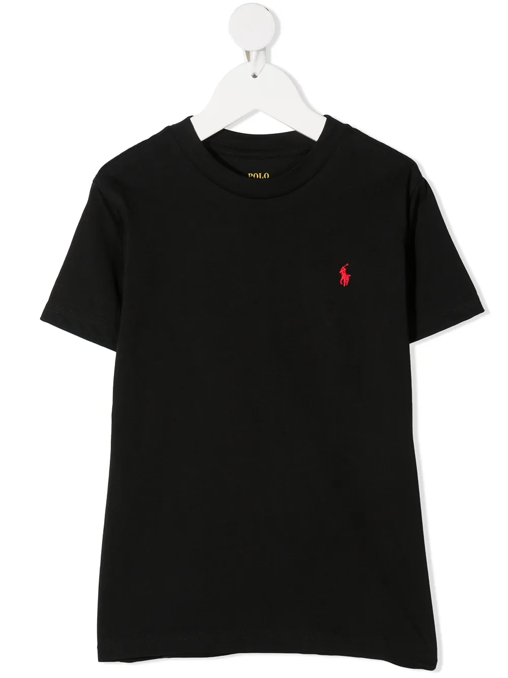 

Ralph Lauren Kids playera con logo bordado - Negro
