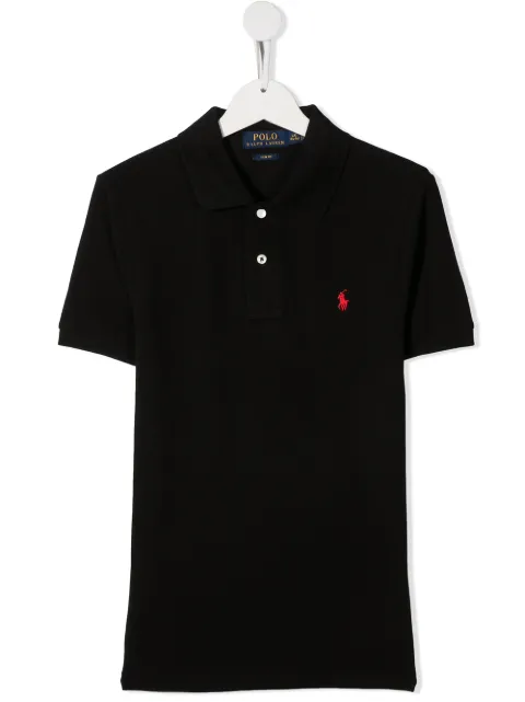 POLO RALPH LAUREN KIDS embroidered logo polo shirt